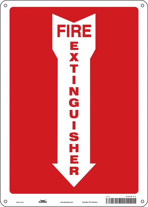 Safety Sign 14 in x 10 in Polyethylene