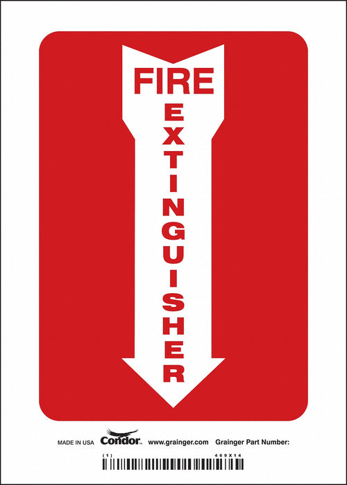 Safety Sign 7 in x 5 in Vinyl