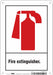 Safety Sign 10 in x 7 in Aluminum
