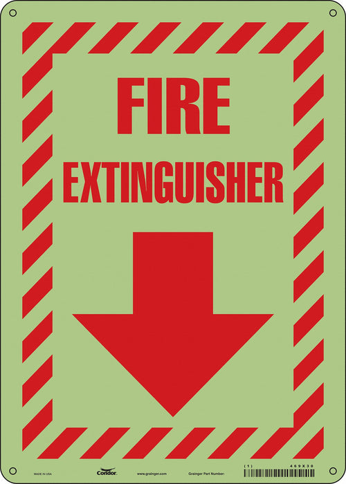 Safety Sign 14 in x 10 in Polyethylene