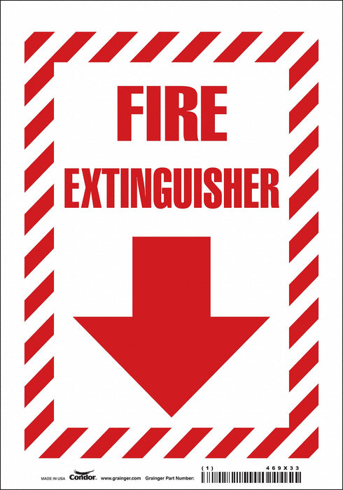 Safety Sign 10 in x 7 in Vinyl