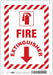 Safety Sign 10 in x 7 in Polyethylene
