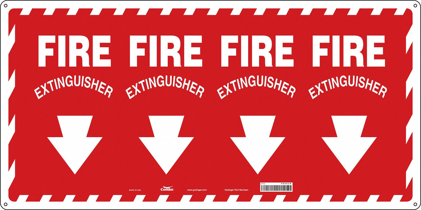 Safety Sign 14 in x 28 in Vinyl