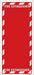Safety Sign 29 in x 13 in Polyethylene