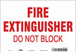 Safety Sign 7 in x 10 in Vinyl