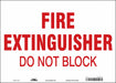 Safety Sign 10 in x 14 in Vinyl