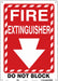 Safety Sign 14 in x 10 in Aluminum