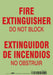 Safety Sign 10 in x 7 in Glow Vinyl