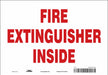 Safety Sign 7 in x 10 in Vinyl