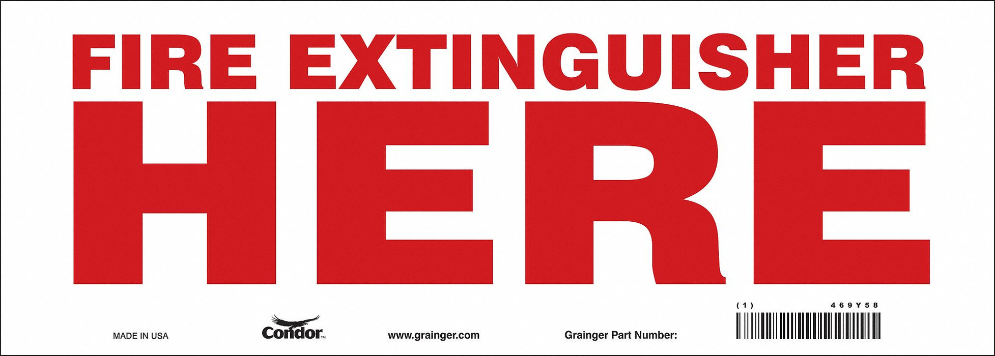 Safety Sign 5 in x 14 in Vinyl