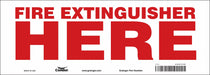 Safety Sign 5 in x 14 in Vinyl