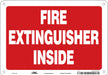 Safety Sign 7 in x 10 in Aluminum