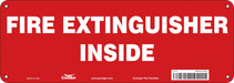 Safety Sign 5 in x 14 in Polyethylene