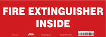 Safety Sign 5 in x 14 in Vinyl