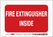 Safety Sign 5 in x 7 in Vinyl