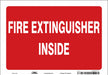 Safety Sign 7 in x 10 in Vinyl