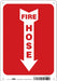 J6988 Safety Sign 10 in x 7 in Aluminum