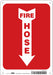 J6988 Safety Sign 10 in x 7 in Polyethylene