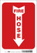J6988 Safety Sign 10 in x 7 in Vinyl