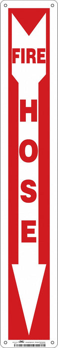 Safety Sign 24 in x 4 in Glow Vinyl