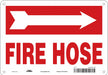 Safety Sign 7 in x 10 in Polyethylene