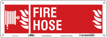 Safety Sign 5 in x 14 in Glow Vinyl