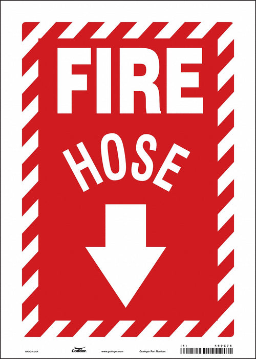 Safety Sign 14 in x 10 in Vinyl