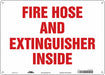 Safety Sign 10 in x 14 in Aluminum