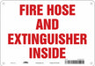 Safety Sign 7 in x 10 in Polyethylene