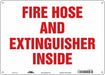 Safety Sign 10 in x 14 in Polyethylene