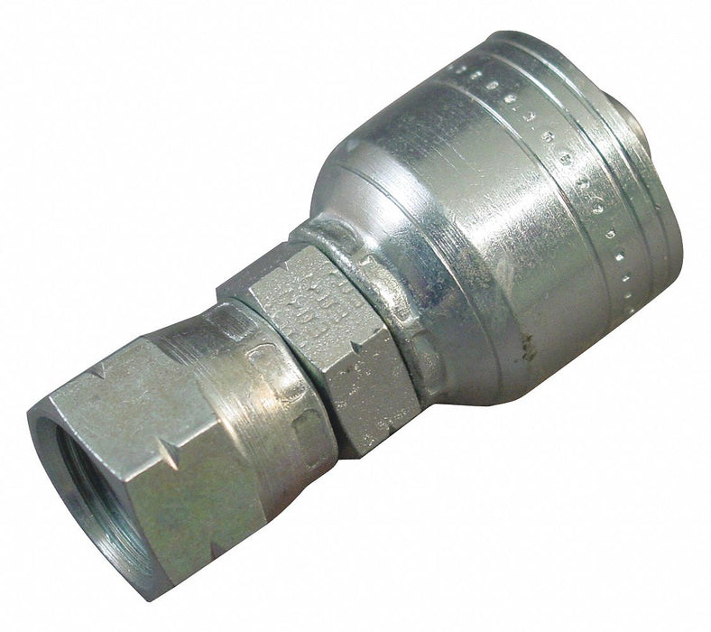 Crimp Fitting 3/8 I.D. 5/8 F SAE