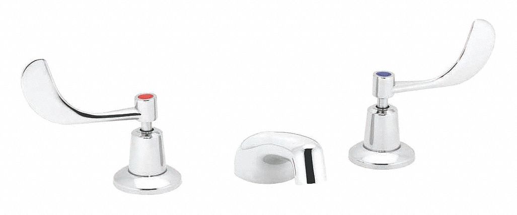 Low Arc Chrome Speakman Commander Brass
