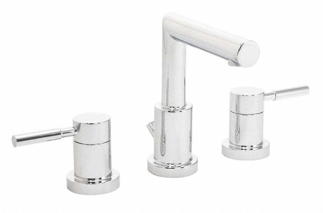 Straight Chrome Speakman Neo Brass