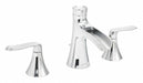 Straight Chrome Speakman Caspian Brass