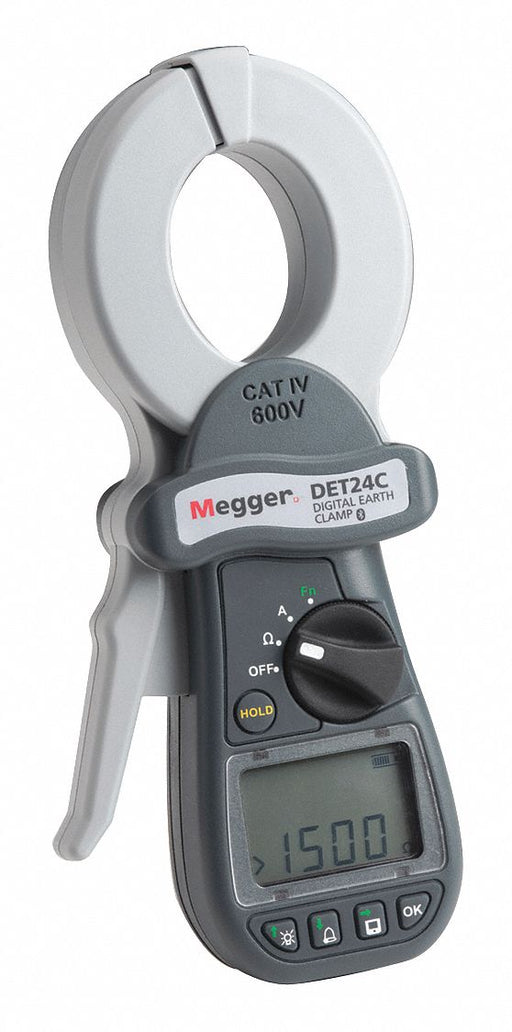 Clamp On Earth Resistance Tester LCD
