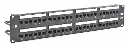 Patch Panel 3.46in.H 6 Category Steel