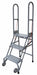 M8340 Folding Rolling Safety Ldr Platfm 30In H