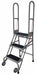 M8339 Folding Rolling Safety Ldr Platfm 30In H