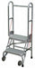 Folding Rolling Safety Ldr Platfm 20In H