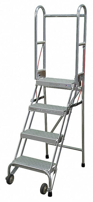 Folding Rolling Safety Ldr Platfm 40In H