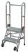 Folding Rolling Safety Ldr Platfm 20In H