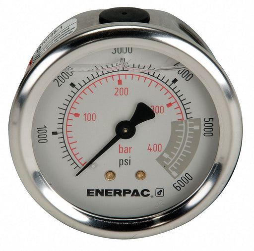 K4566 Pressure Gauge 0 to 6000 psi 2 1/2 Dial