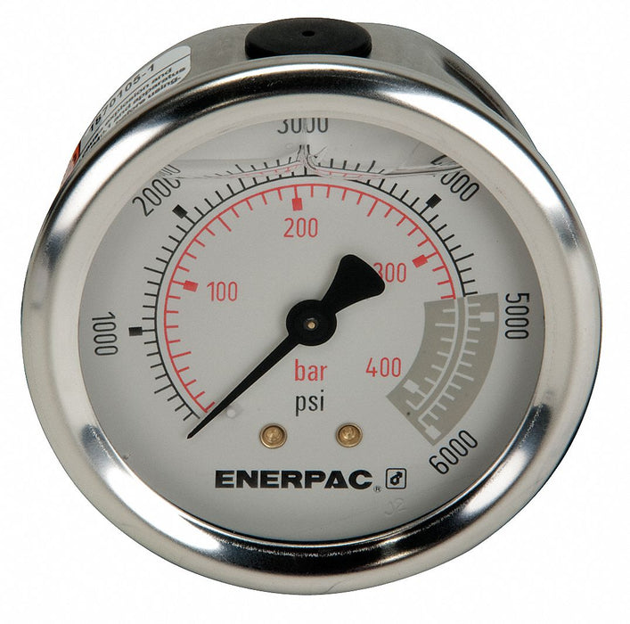 K4566 Pressure Gauge 0 to 6000 psi 2 1/2 Dial