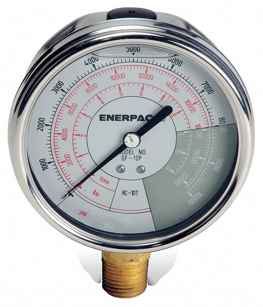 K4567 Pressure Gauge 0 to 10000 psi 4 Dial