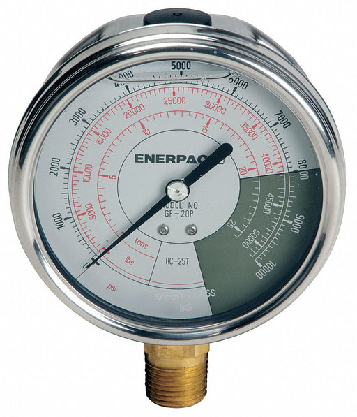 K4567 Pressure Gauge 0 to 10000 psi 4 Dial