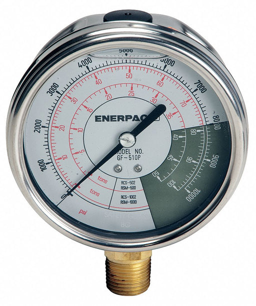 K4567 Pressure Gauge 0 to 10000 psi 4 Dial