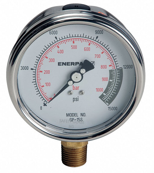Pressure Gauge 0 to 15000 psi 4 Dial