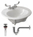 Bathroom Sink 20.5 x17.25 x8.875 White