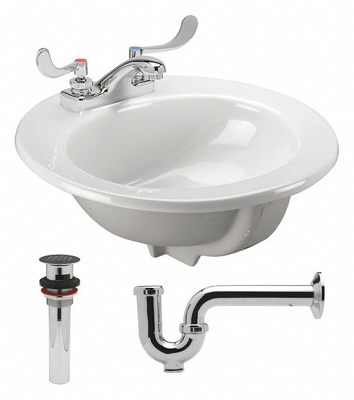 Zurn Sink DShape 15inx12-1/2inx6-1/2in