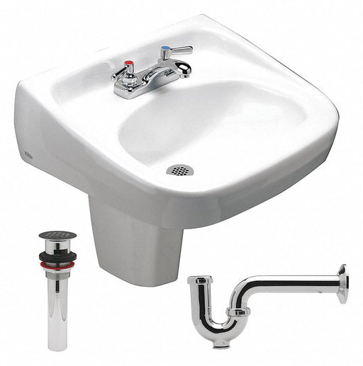Bathroom Sink 20 x18.25 x8.5 White